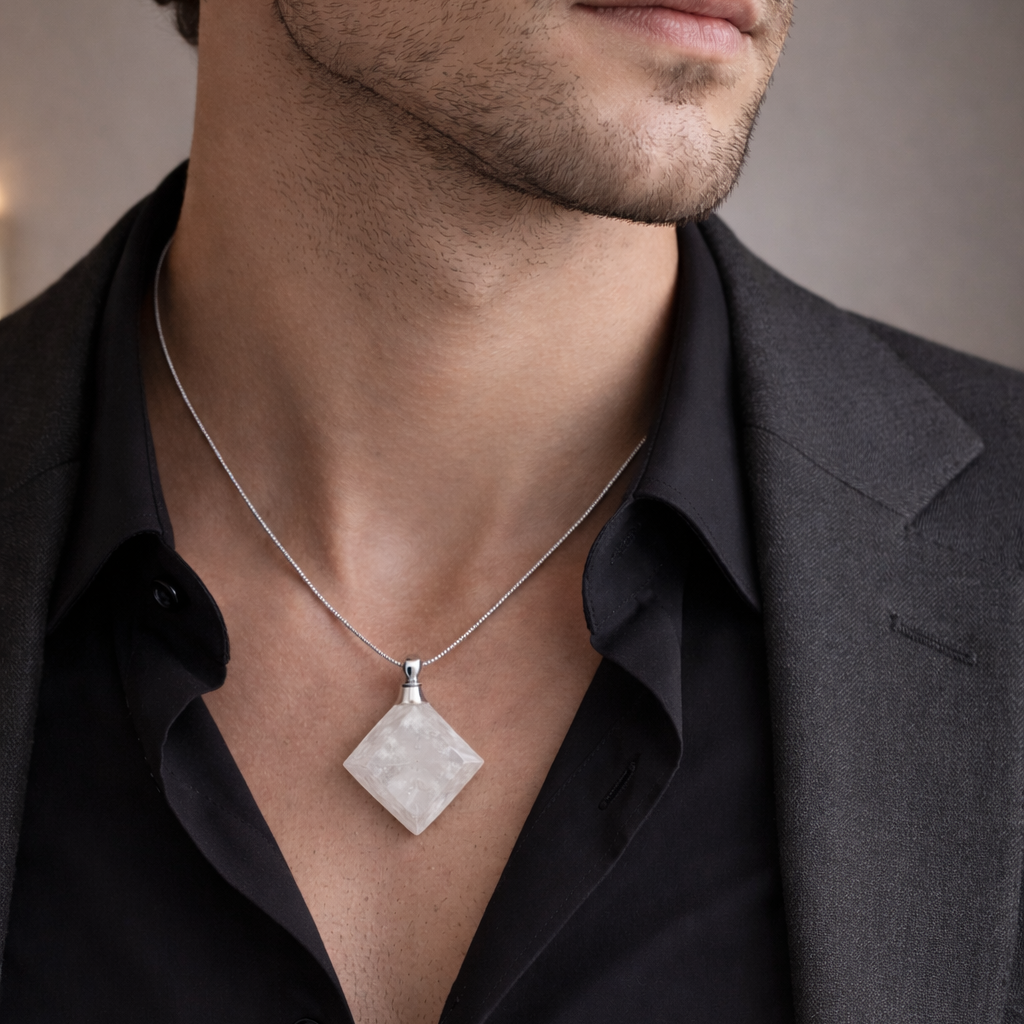 Boelia™ Collar de MiniBotella de Piedra Natural