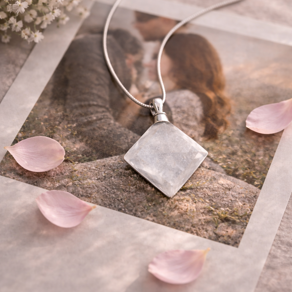 Boelia™ Collar de MiniBotella de Piedra Natural